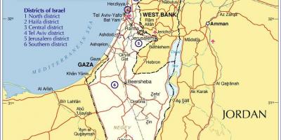 Izraēla reģionu kartes